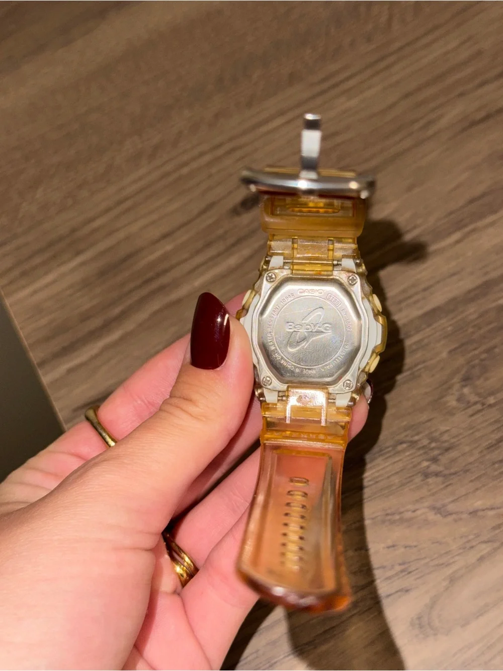 Casio Baby-G Shock Transparent Digital Wristwatch